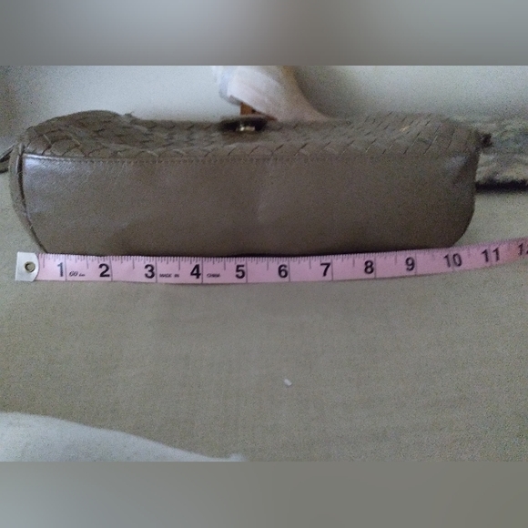 Etienne Aiger Crossbody Bag Light Brown with Gold Hardware - Picture 12 of 15